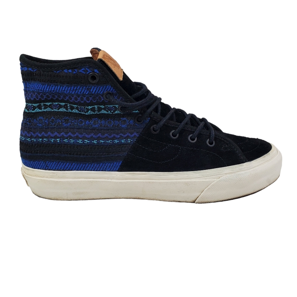 Vans Off the Wall High Top Shoes Southwest Aztec Print Mens Size 6 Womens 7.5